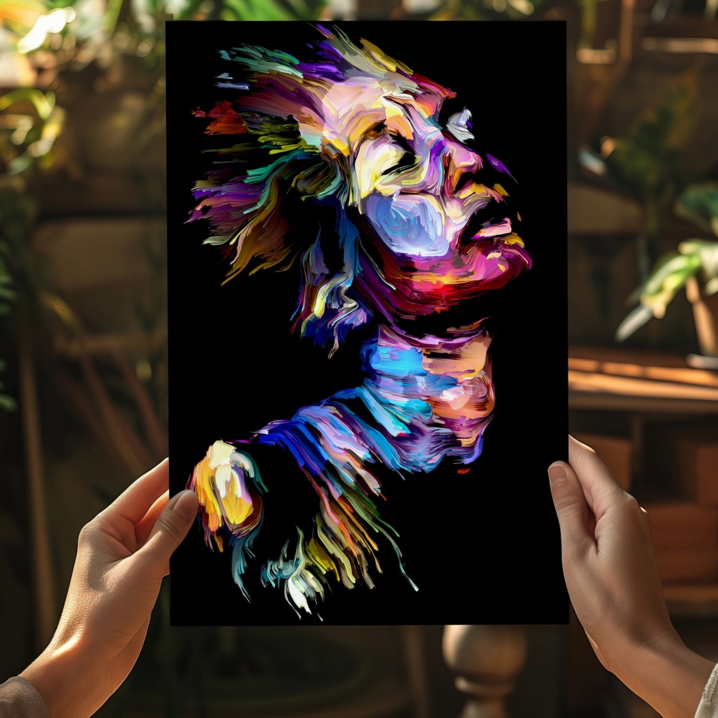 Woman Aluminum Print