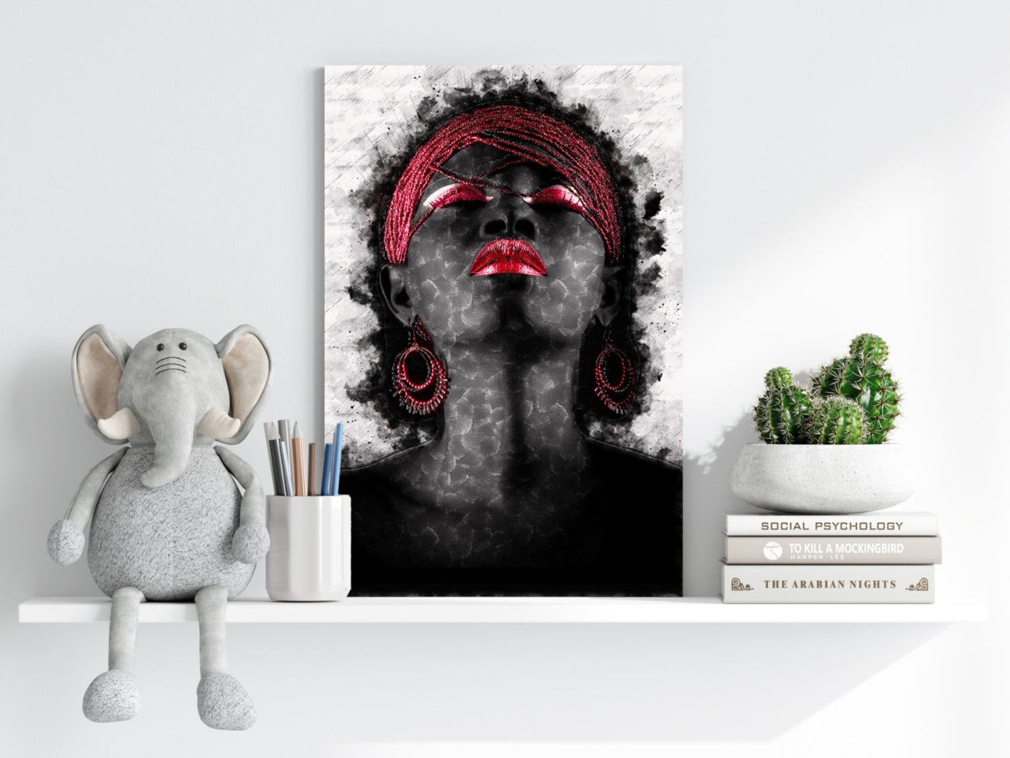 Woman Aluminum Print