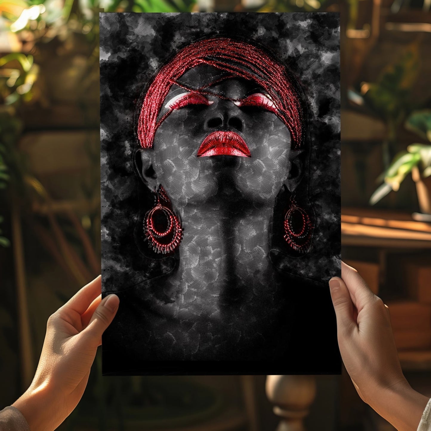 Woman Aluminum Print