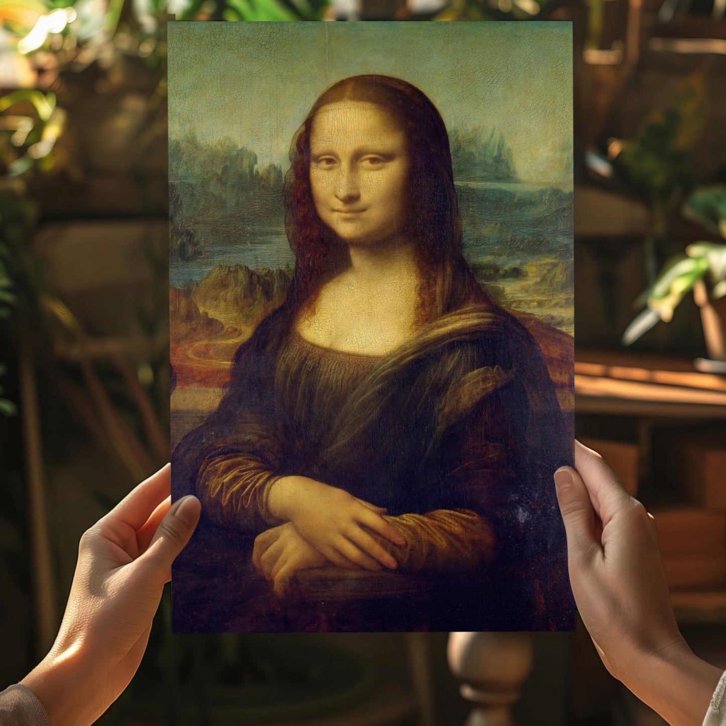 Mona Lisa Aluminum Print