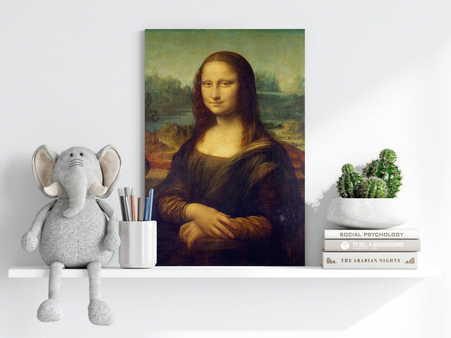 Mona Lisa Aluminum Print