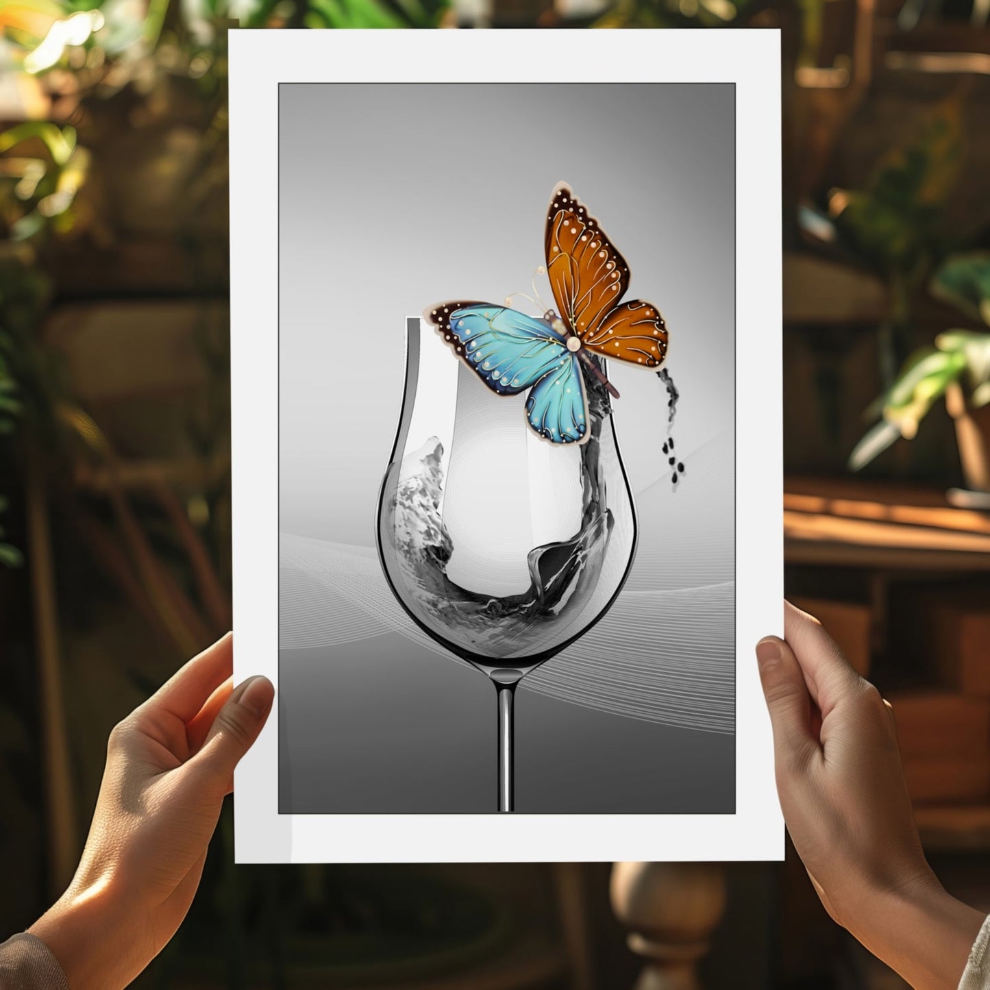 Glass Aluminum Print