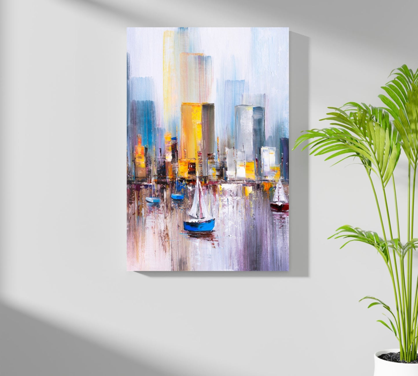 Abstract Lake Aluminum Print