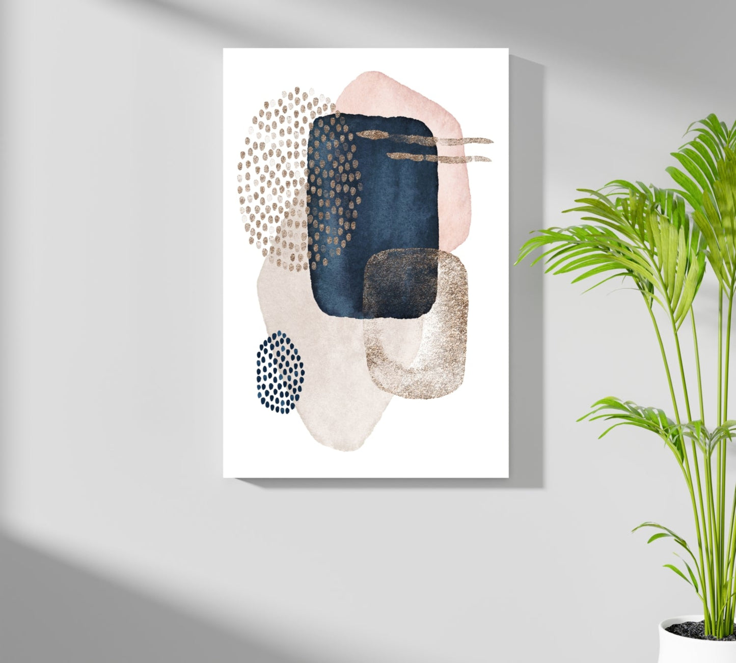 Line Art Modern Shape V3 Aluminum Print