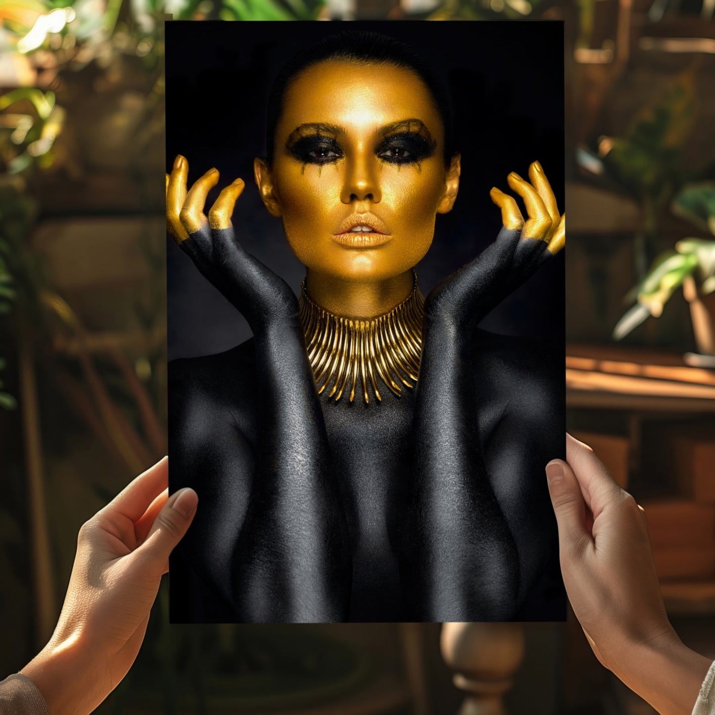 Woman in Fashion Aluminum Print