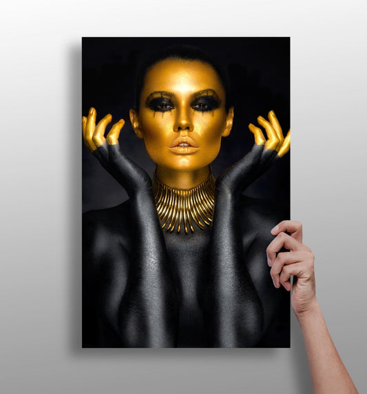 Woman in Fashion Aluminum Print