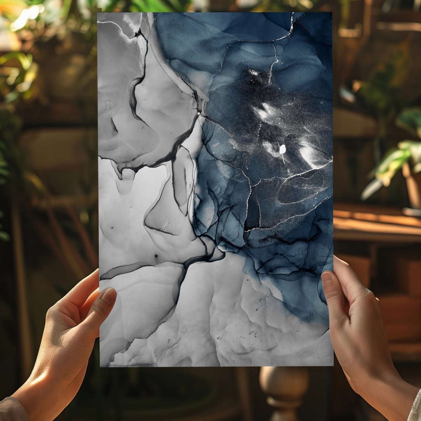 Marble Design V2 Aluminum Print