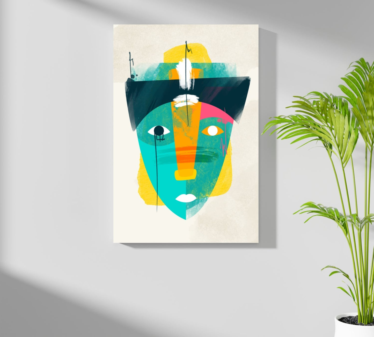 Contemporary Art V2 Aluminum Print