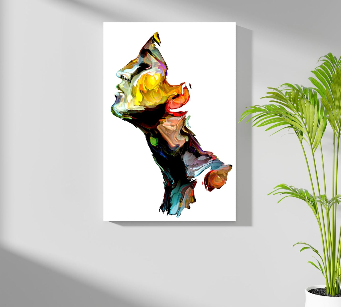 Colorful Portrait V1 Aluminum Print