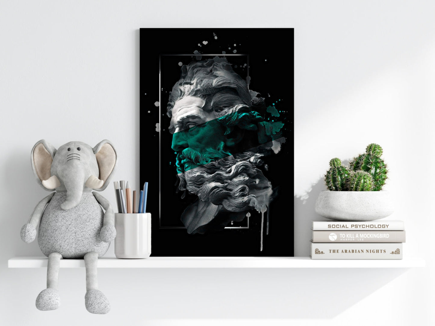 Poseidon Emerald Aluminum Print