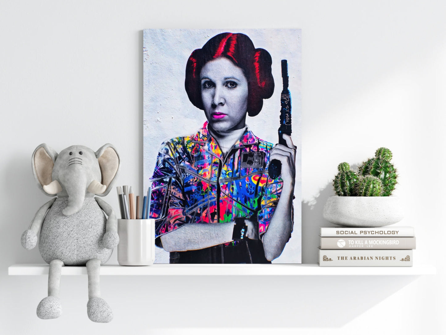 Princess Leia Aluminum Print