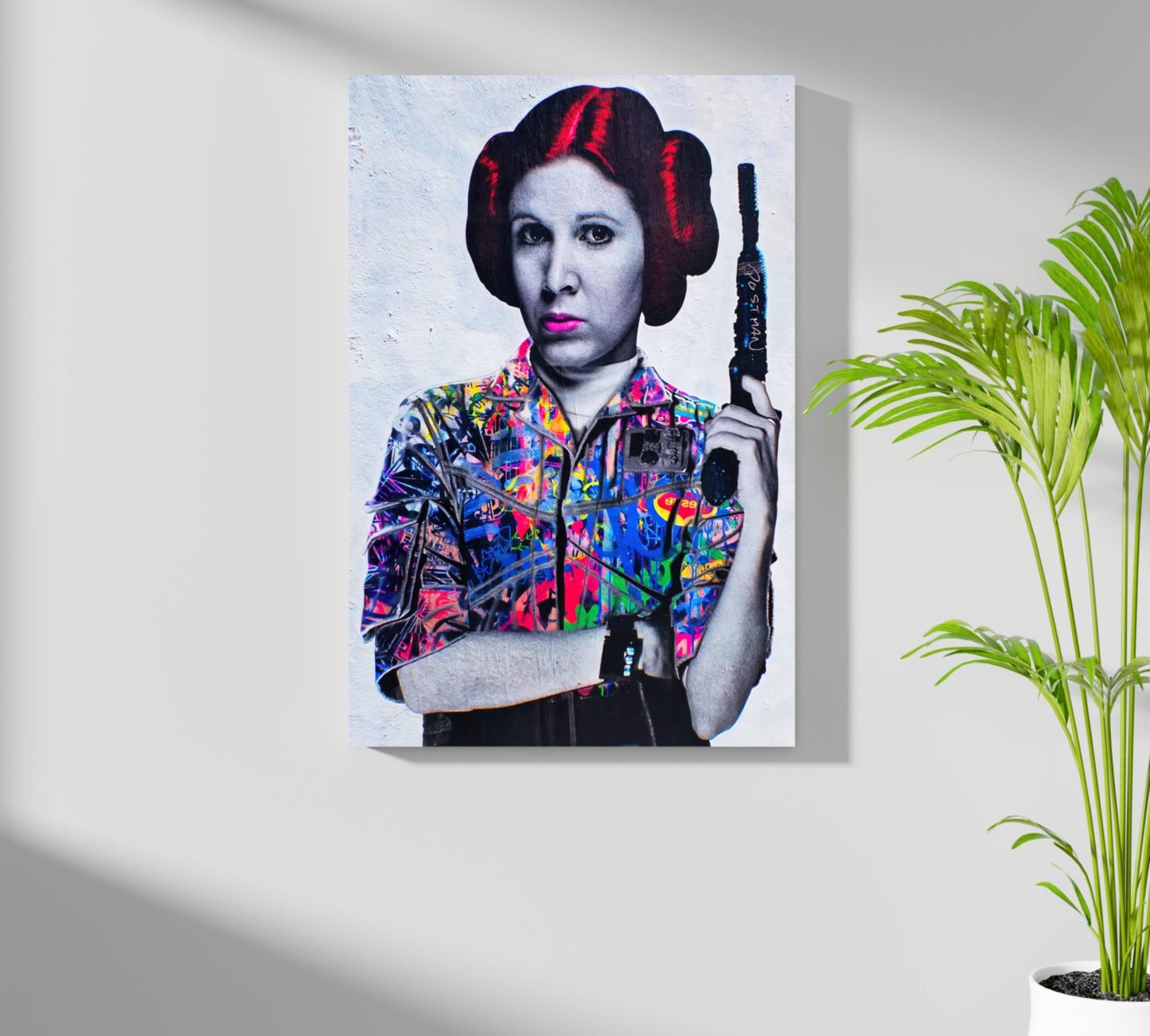 Princess Leia Aluminum Print