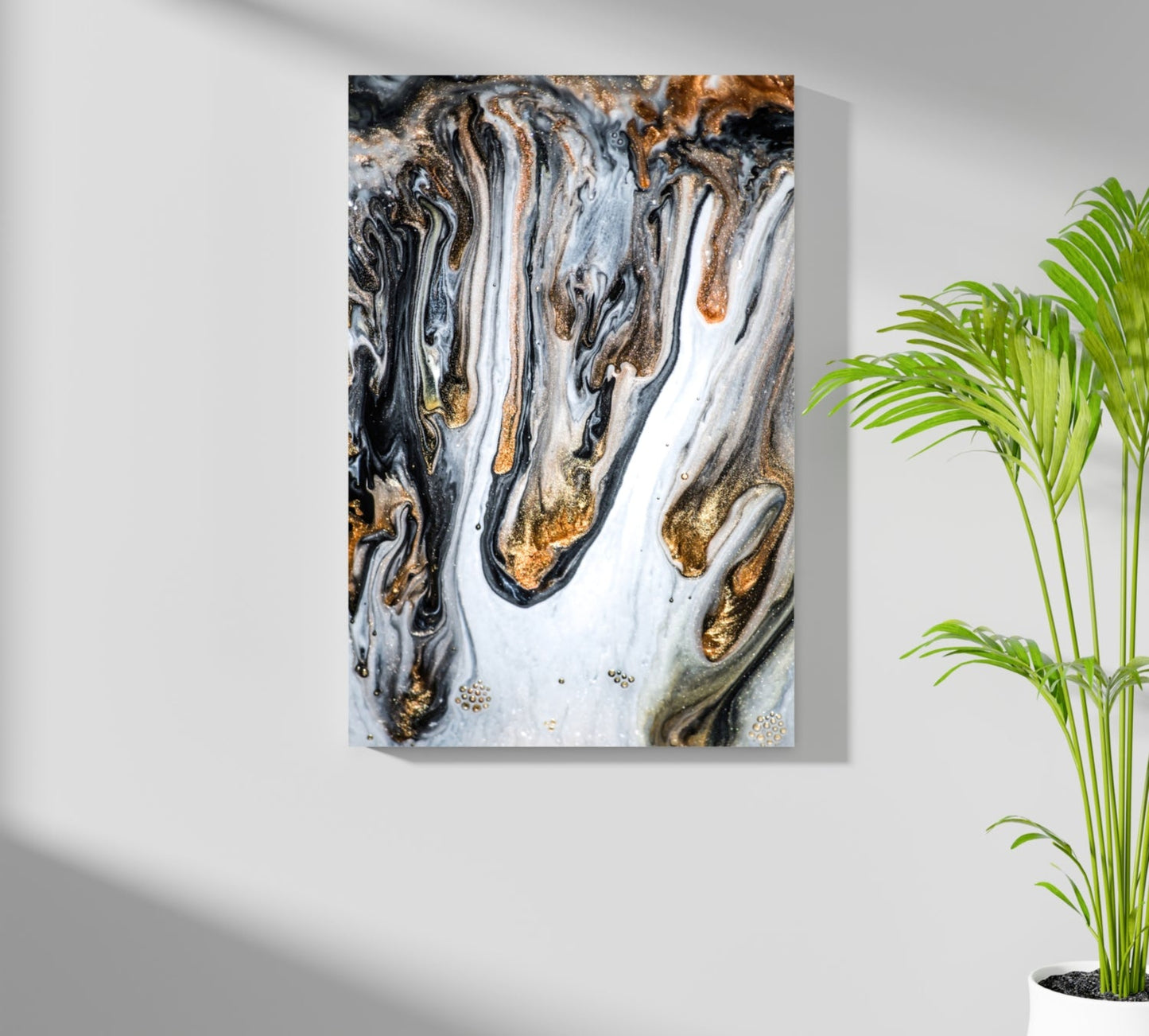Abstract Marble Pattern V20 Aluminum Print