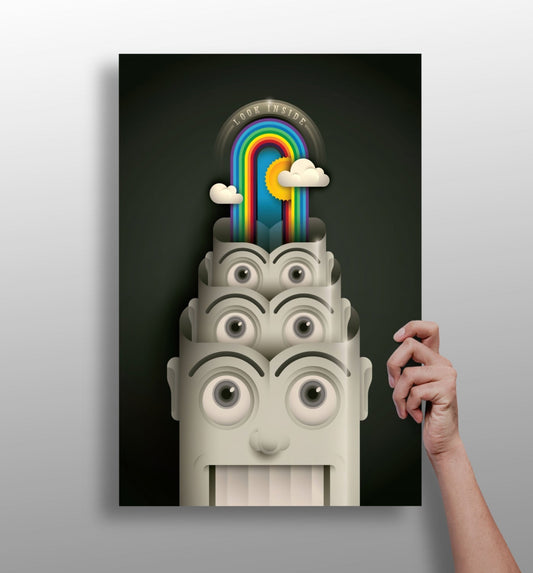 Colorful Mind Aluminum Print