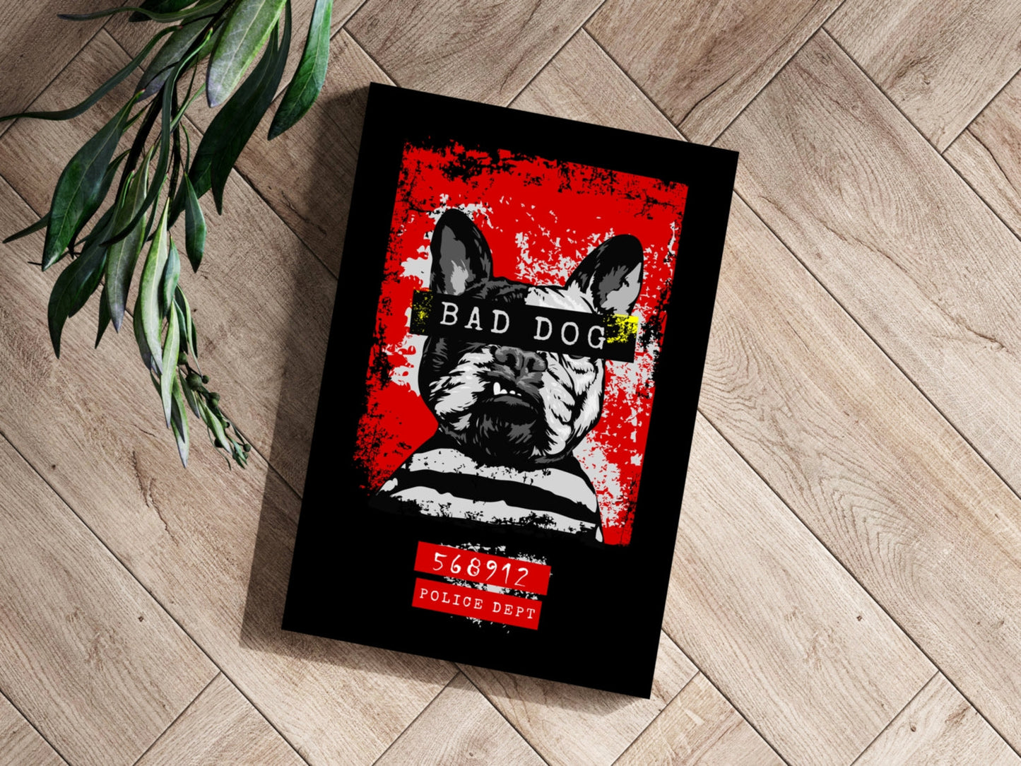 Bad Dog Aluminum Print