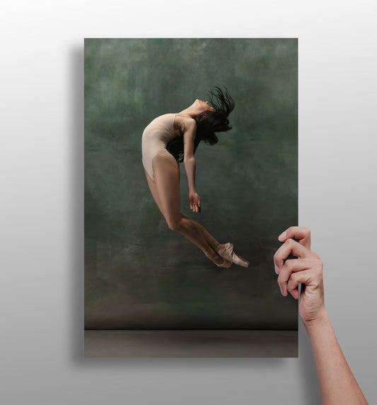 Ballet Dancer Aluminum Print