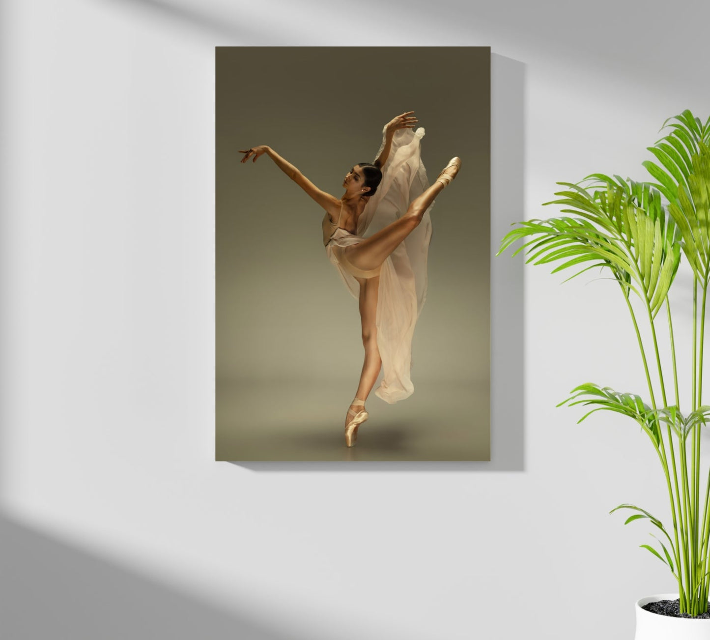 Ballet Dancer Aluminum Print