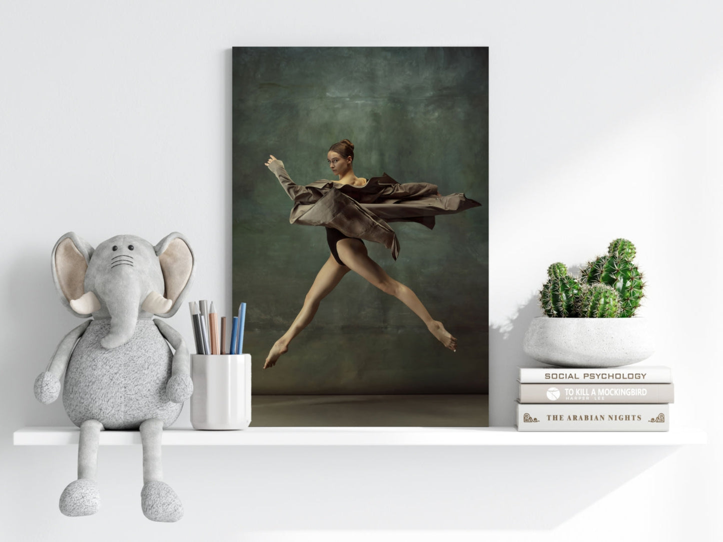 Ballet Dancer Aluminum Print
