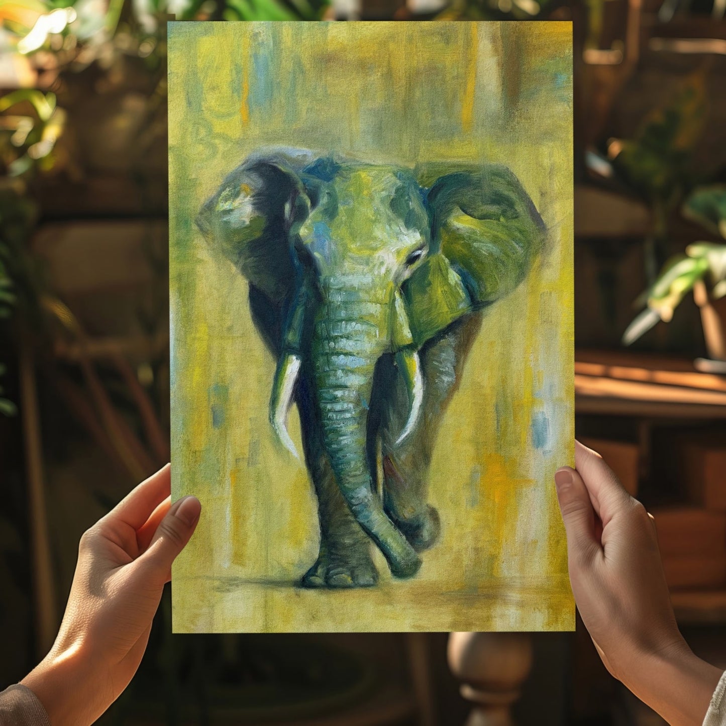 Elephant Aluminum Print