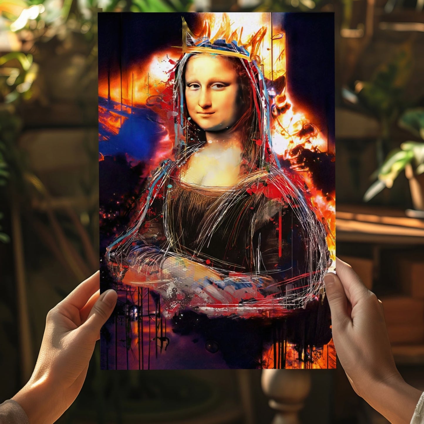 Mona Lisa Aluminum Print