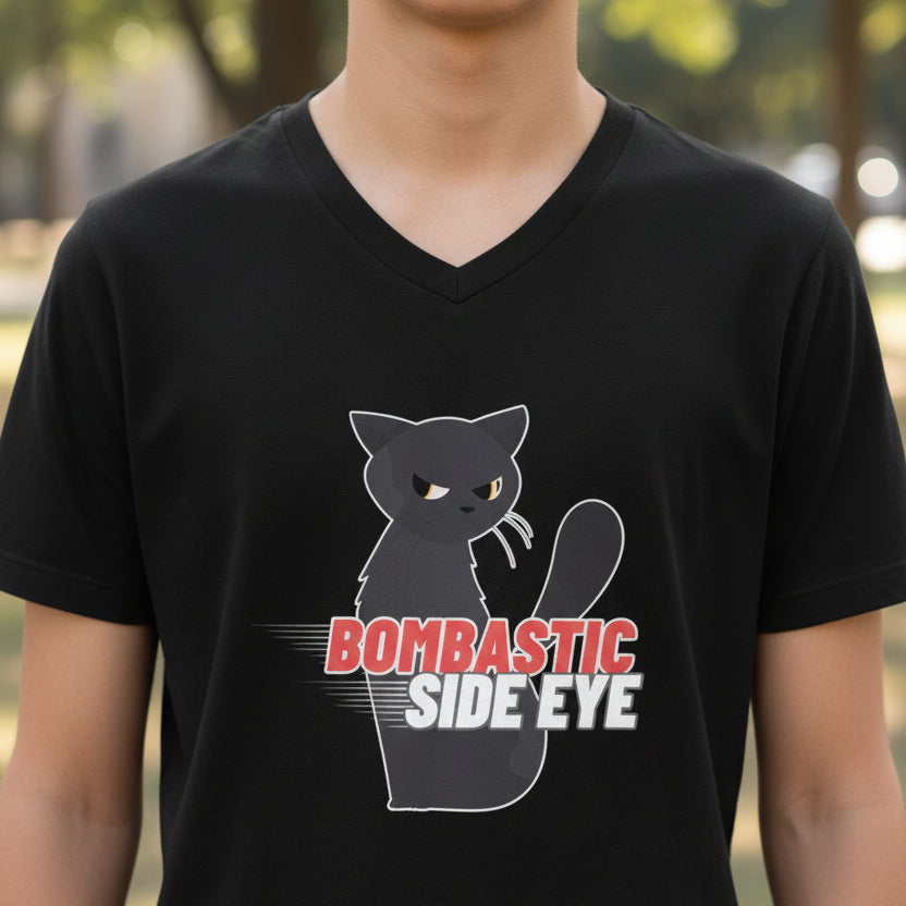 Kaylee's Bombastic Side Eye Tee | Funny Cat Shirt with Attitude