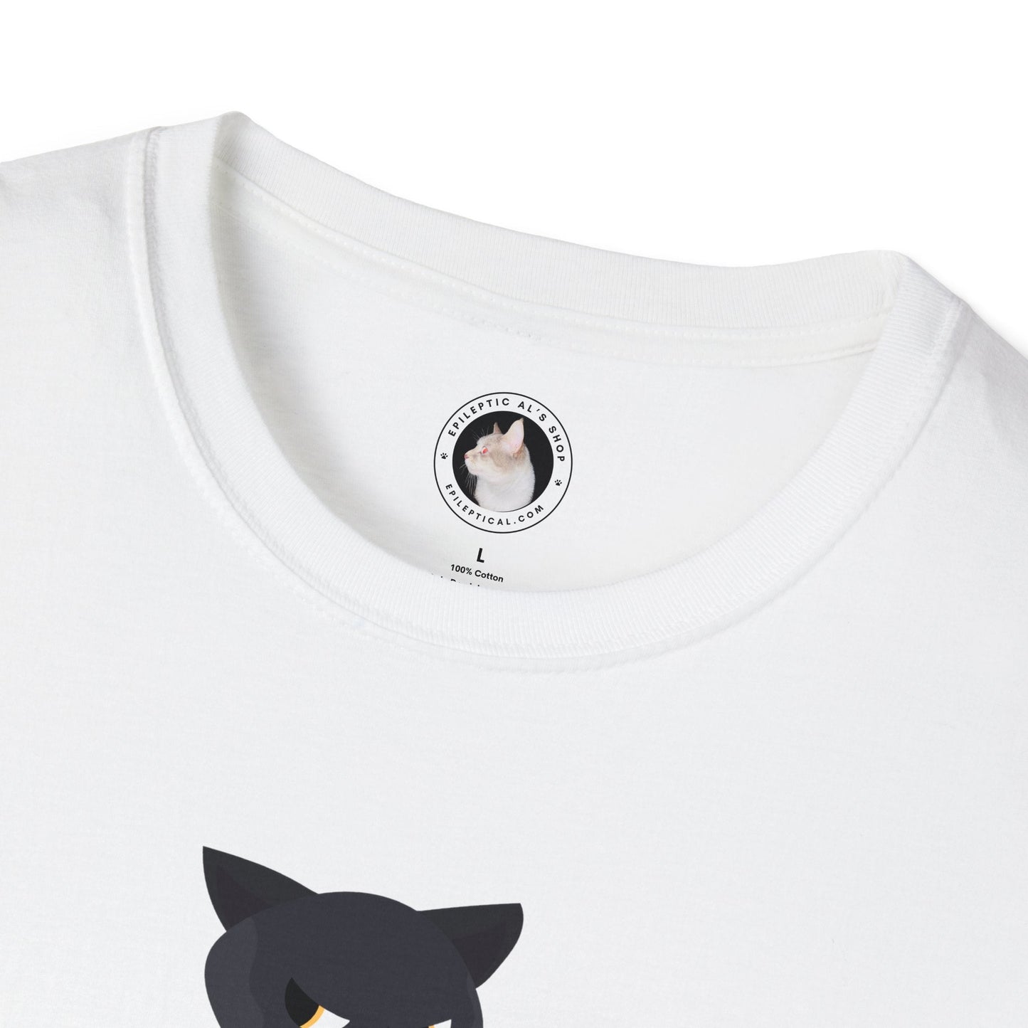 Kaylee's Bombastic Side Eye Cat Shirt – Funny Sassy Cat Unisex Softstyle Tee