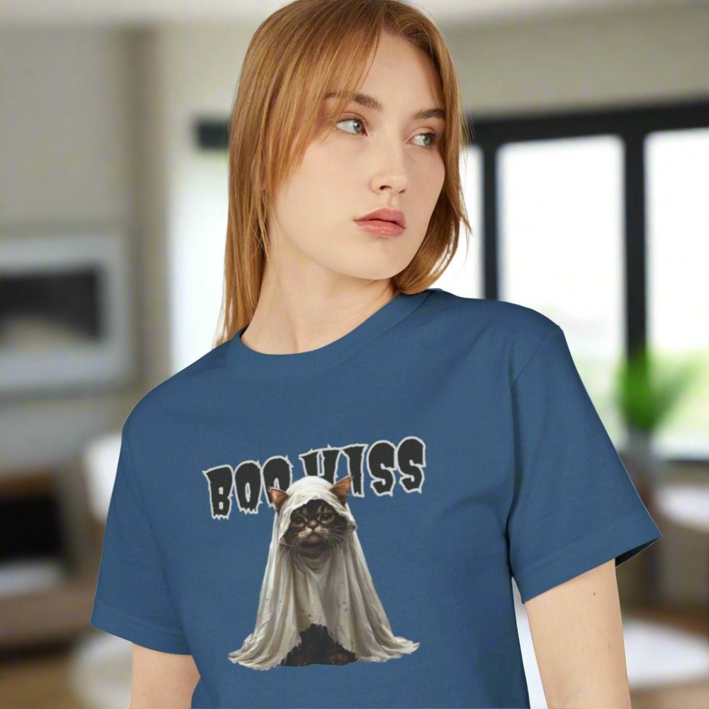 Boo Hiss Ghost Kitty Unisex Tee