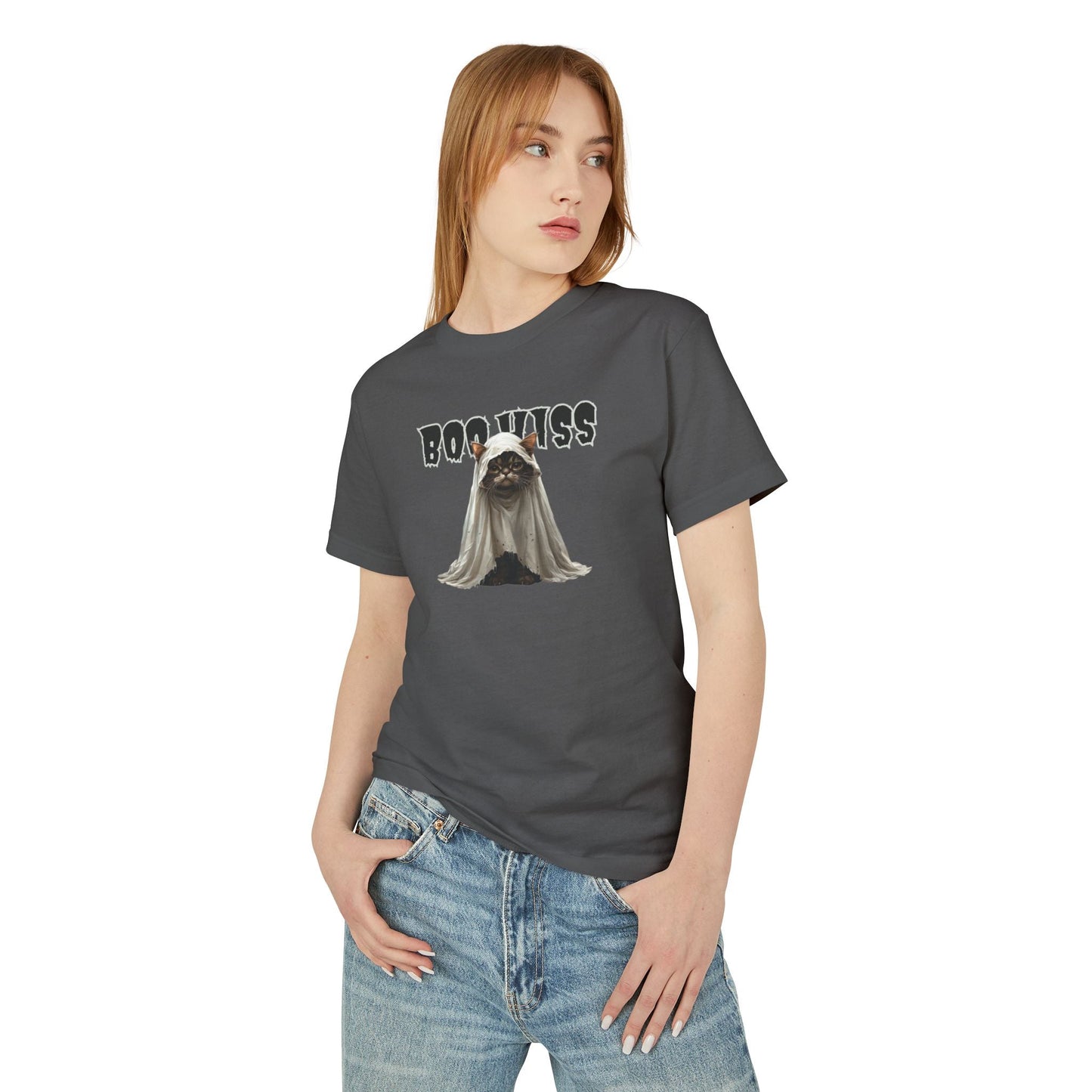 Boo Hiss Ghost Kitty Unisex Tee