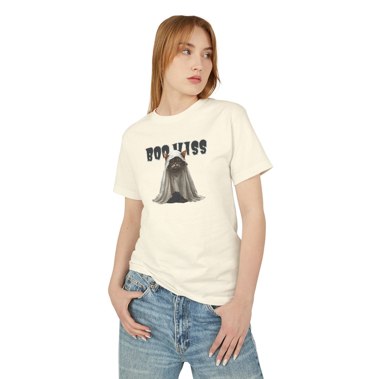 Boo Hiss Ghost Kitty Unisex Tee