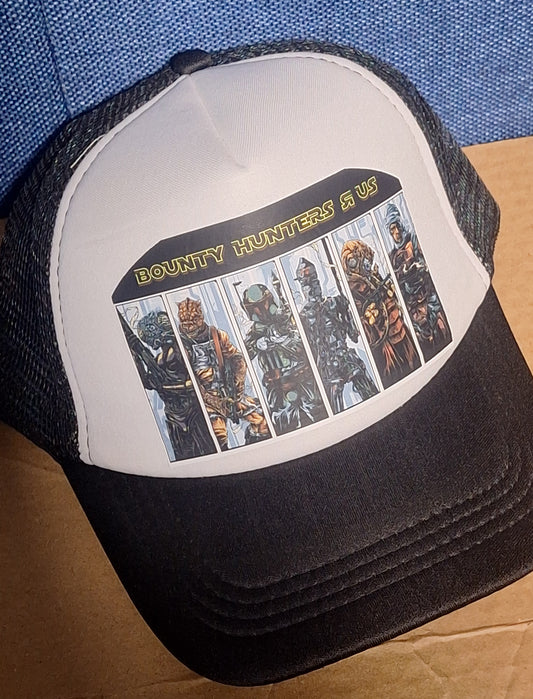 Adjustable Trucker Baseball Hat Cap BOUNTY HUNTERS R US Star Wars