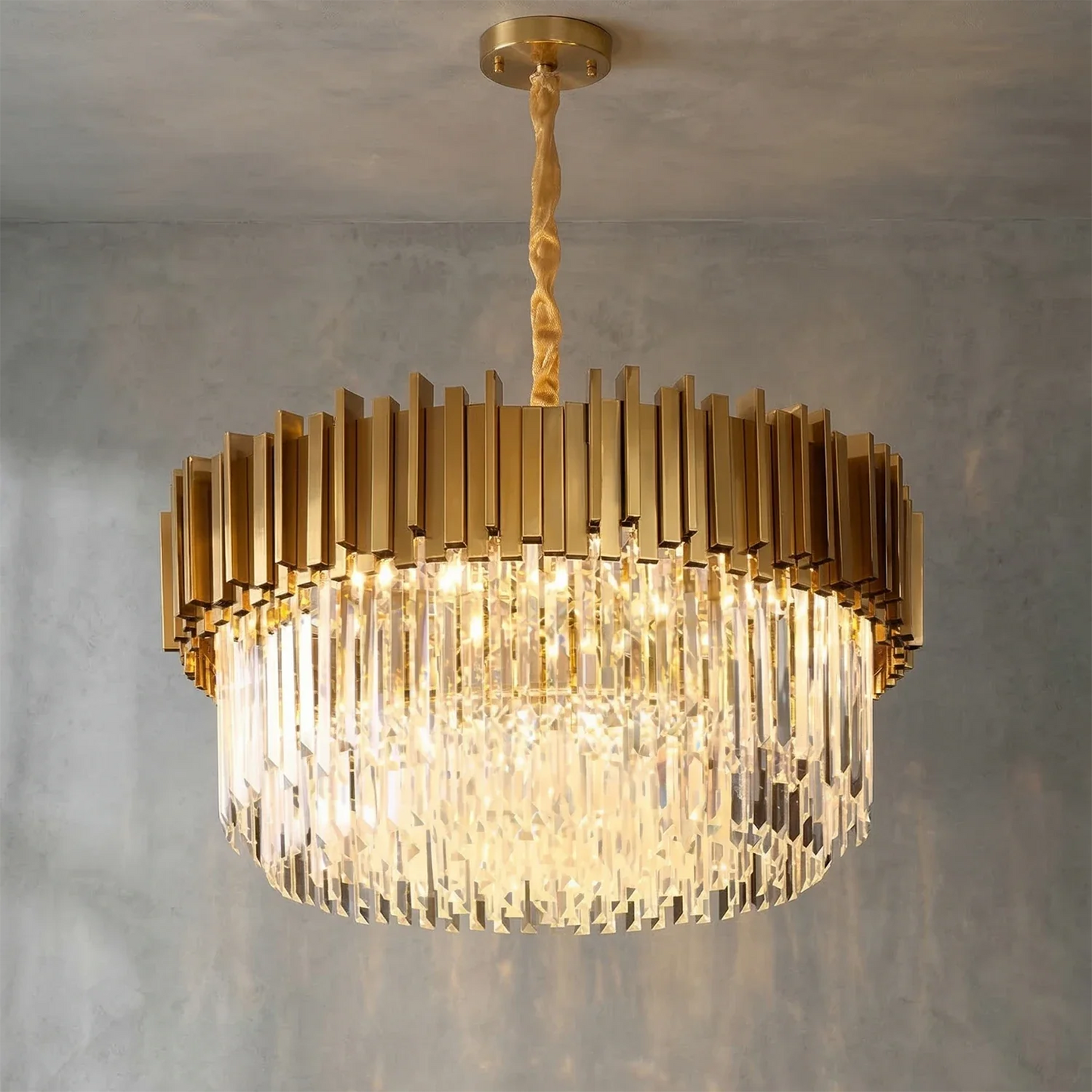 Bourbons Alphonsus Crystal Chandelier