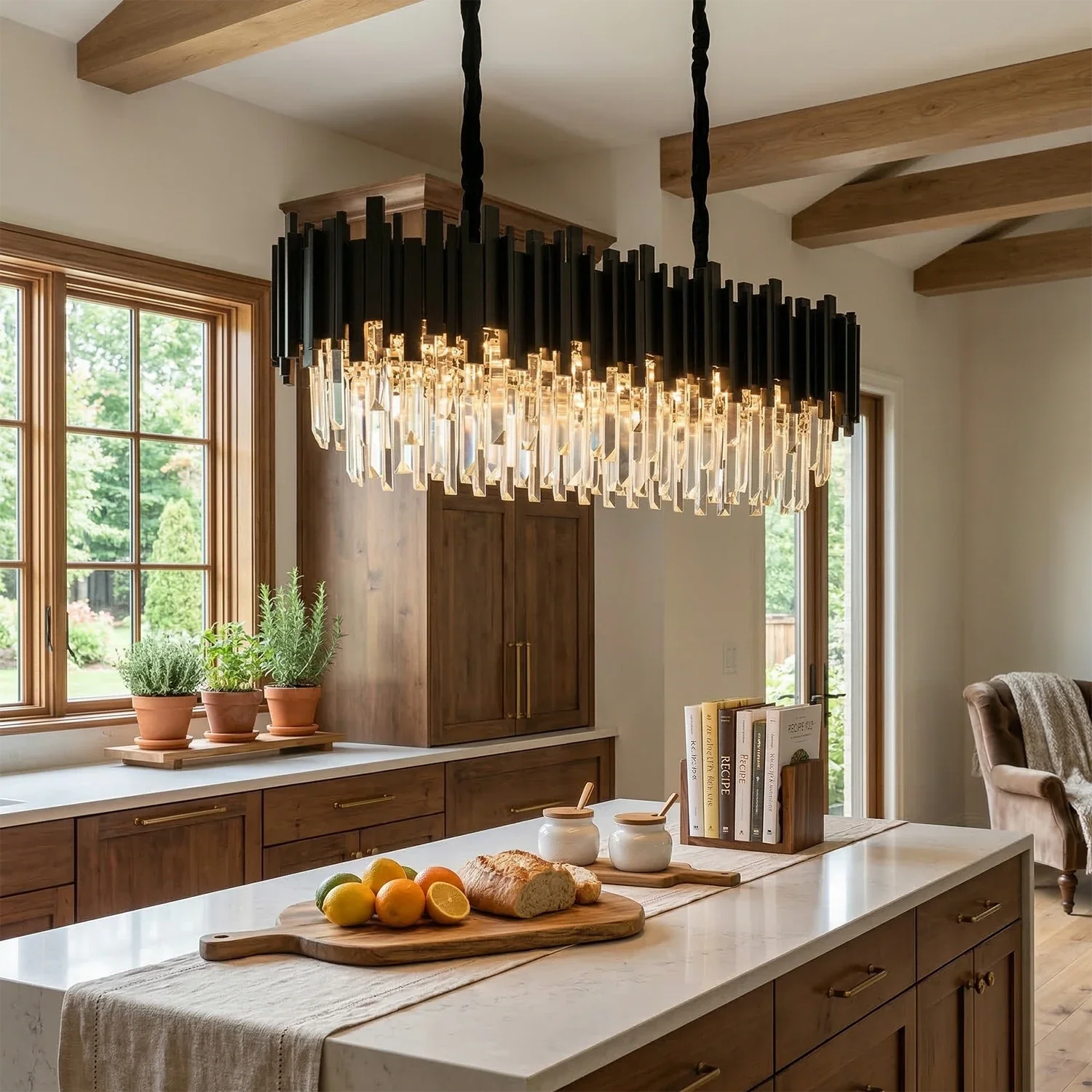 Bourbons Alphonsus Crystal Chandelier