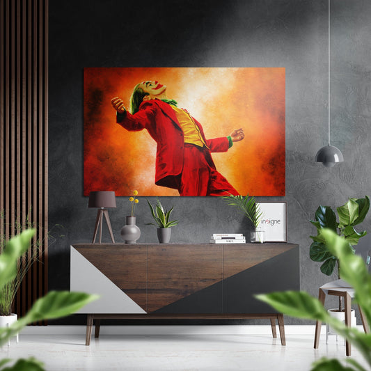 Joker Brushed Aluminium Dibond Wall Art