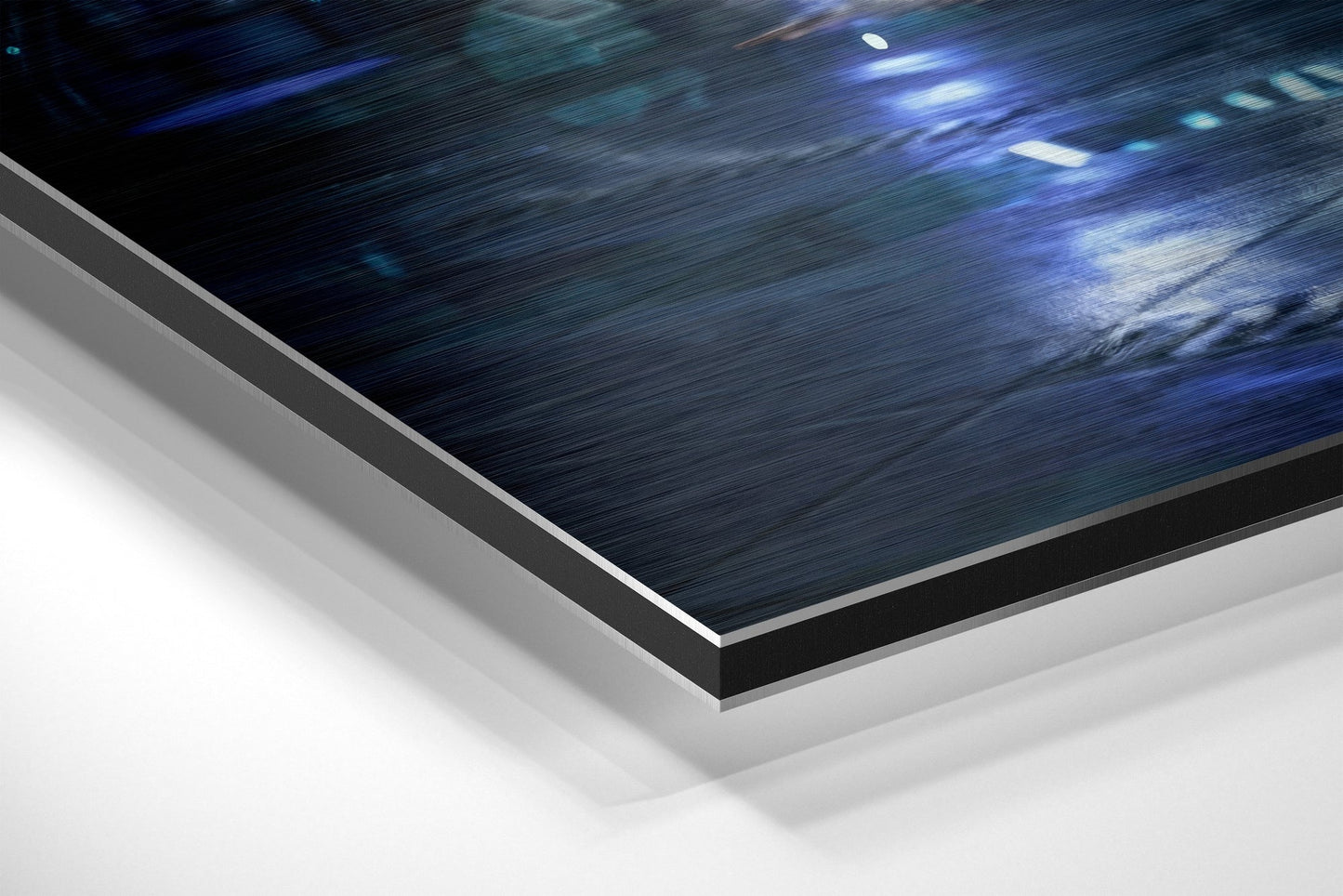Mando in Cyberpunk Brushed Aluminium Dibond Wall Art