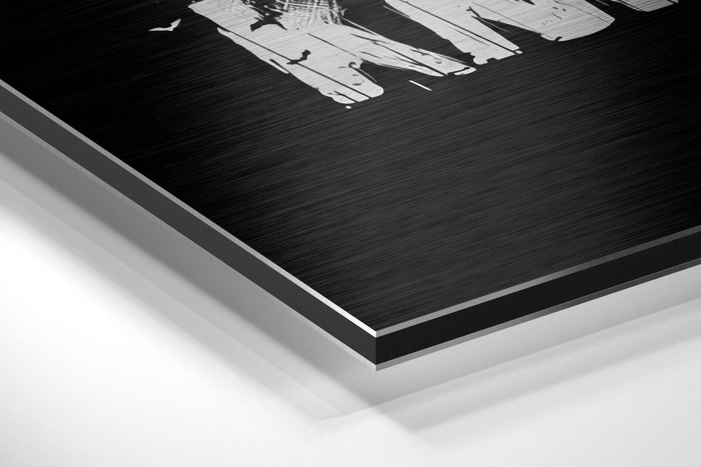 Batman Brushed Aluminium Dibond Wall Art