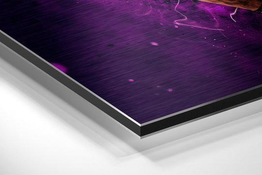 LeBron James Brushed Aluminium Dibond Wall Art