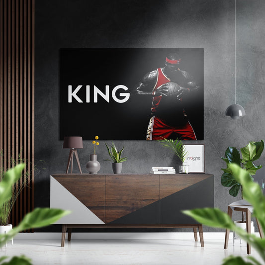 LeBron James Brushed Aluminium Dibond Wall Art
