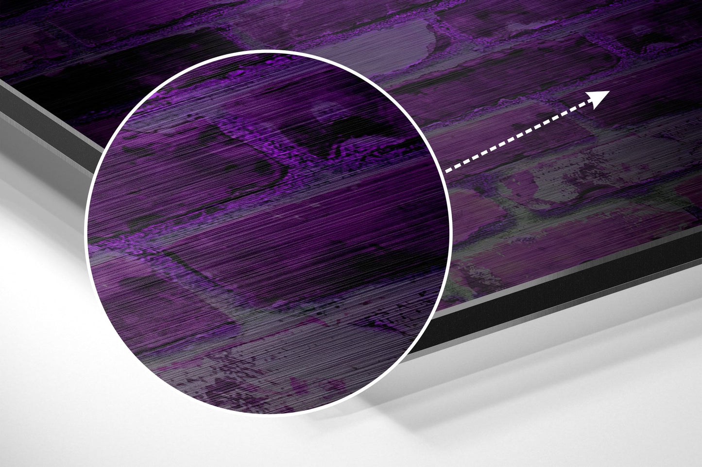 Into Wisdom Brushed Aluminium Dibond Wall Art