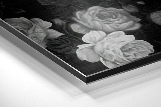 Skull Brushed Aluminium Dibond Wall Art