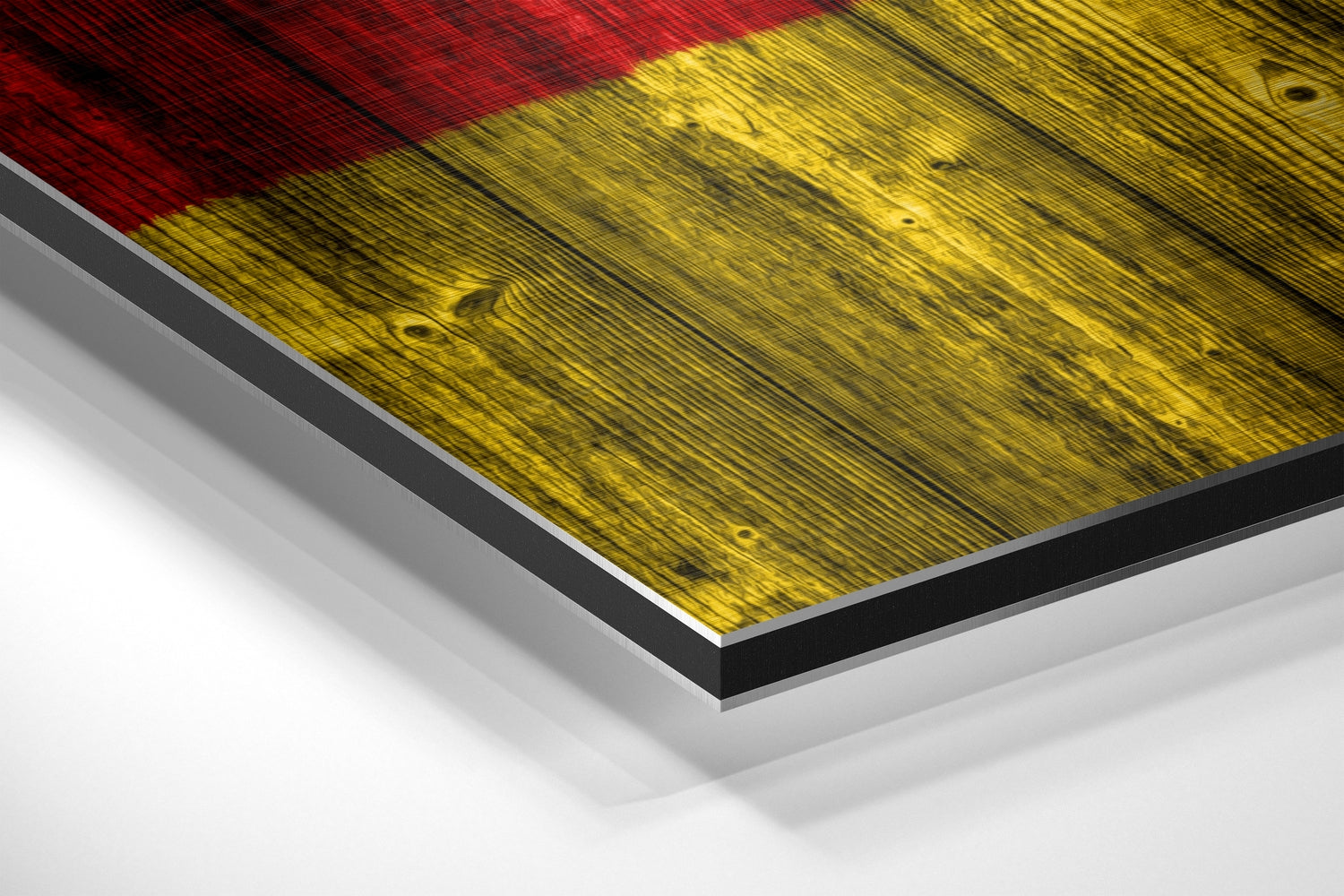 Flag of Germany Brushed Aluminium Dibond Wall Art