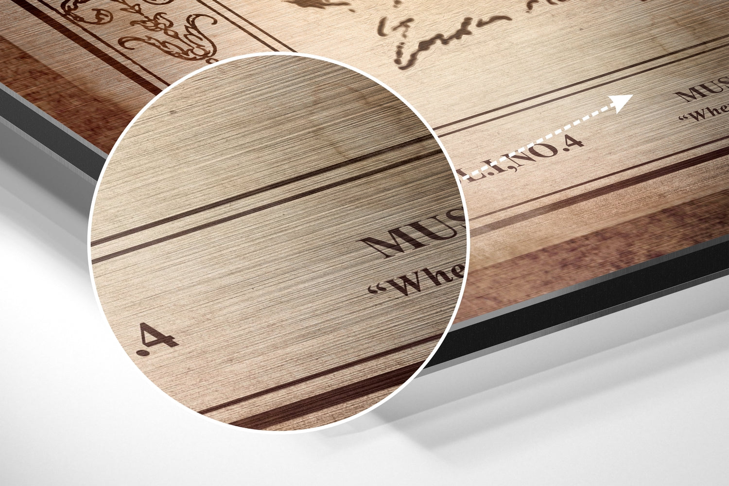 Atatürk Brushed Aluminium Dibond Wall Art