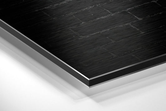 No Pain, No Gain Brushed Aluminium Dibond Wall Art