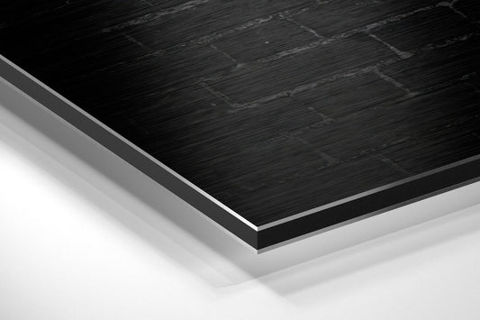 No Pain, No Gain Brushed Aluminium Dibond Wall Art