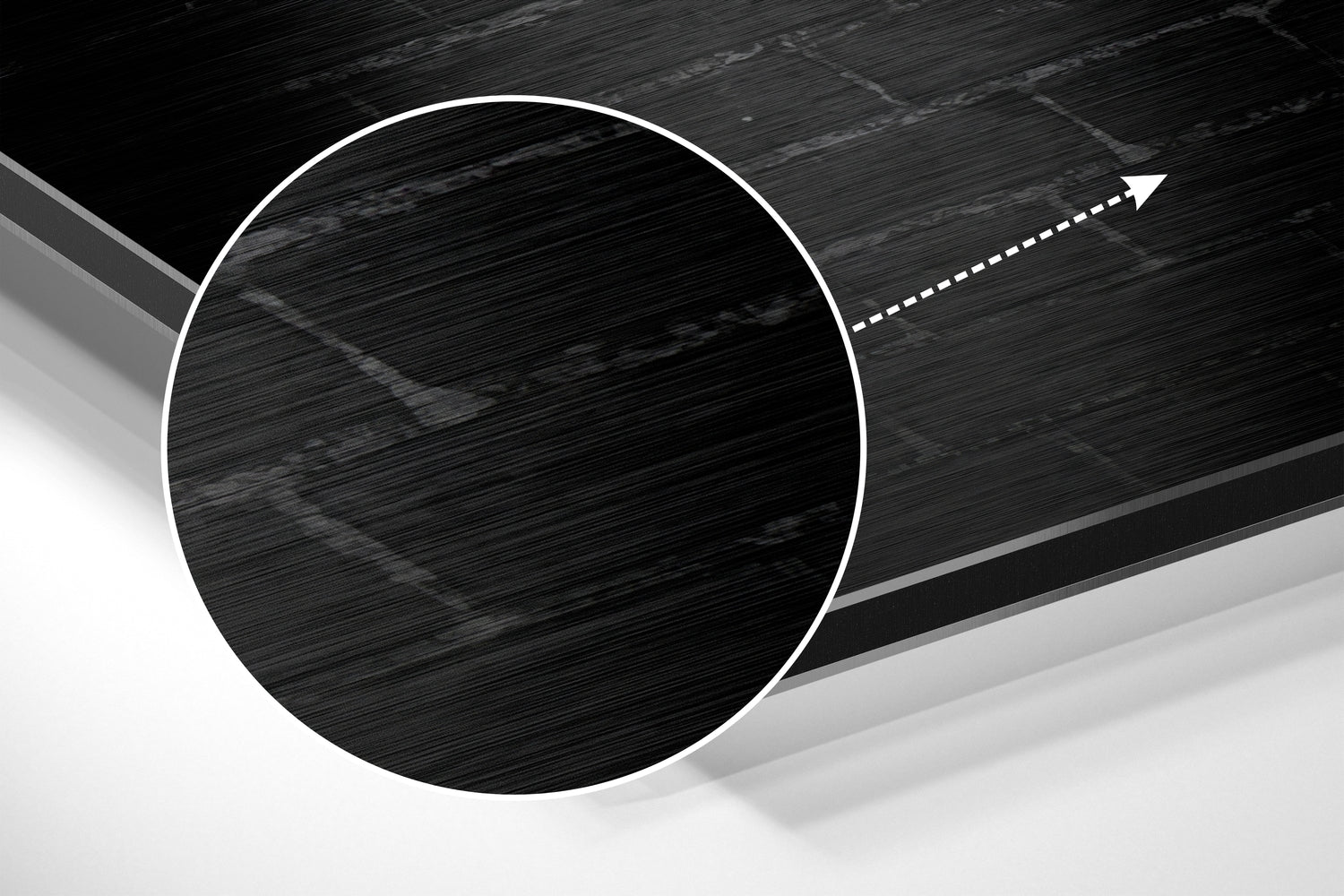 No Pain, No Gain Brushed Aluminium Dibond Wall Art