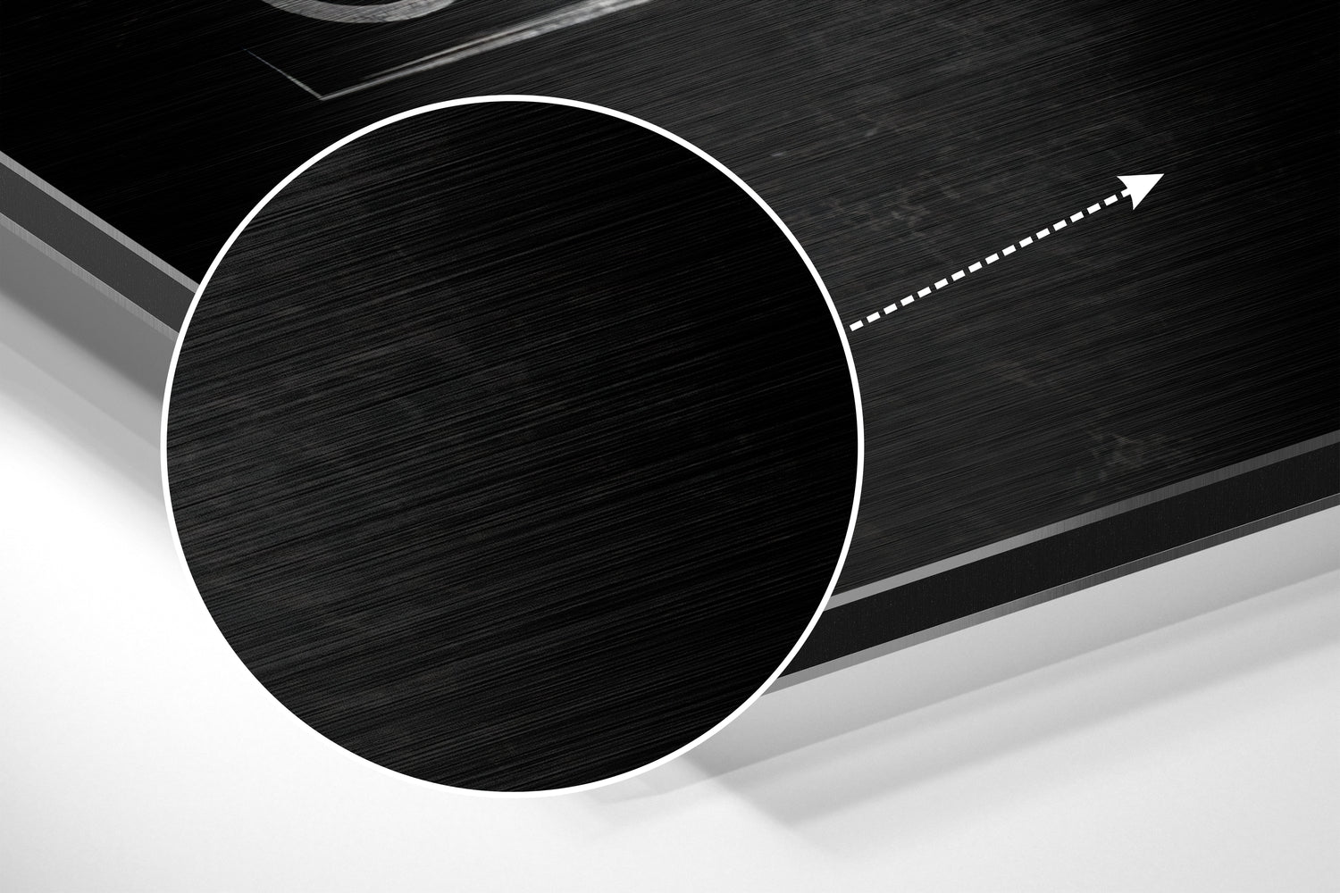 Eat, Sleep, Gym Brushed Aluminium Dibond Wall Art