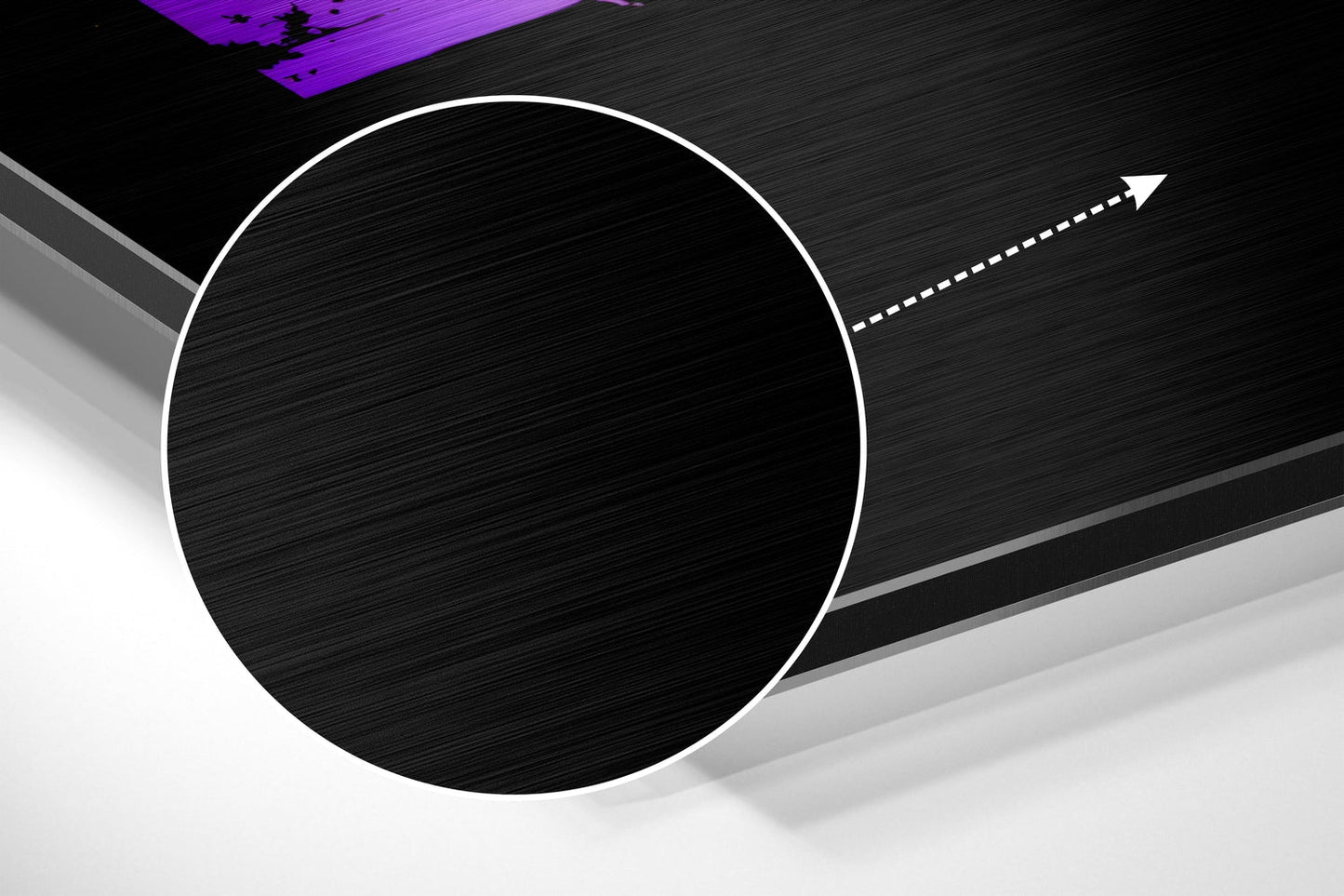 Work Hard Dream Big Brushed Aluminium Dibond Wall Art