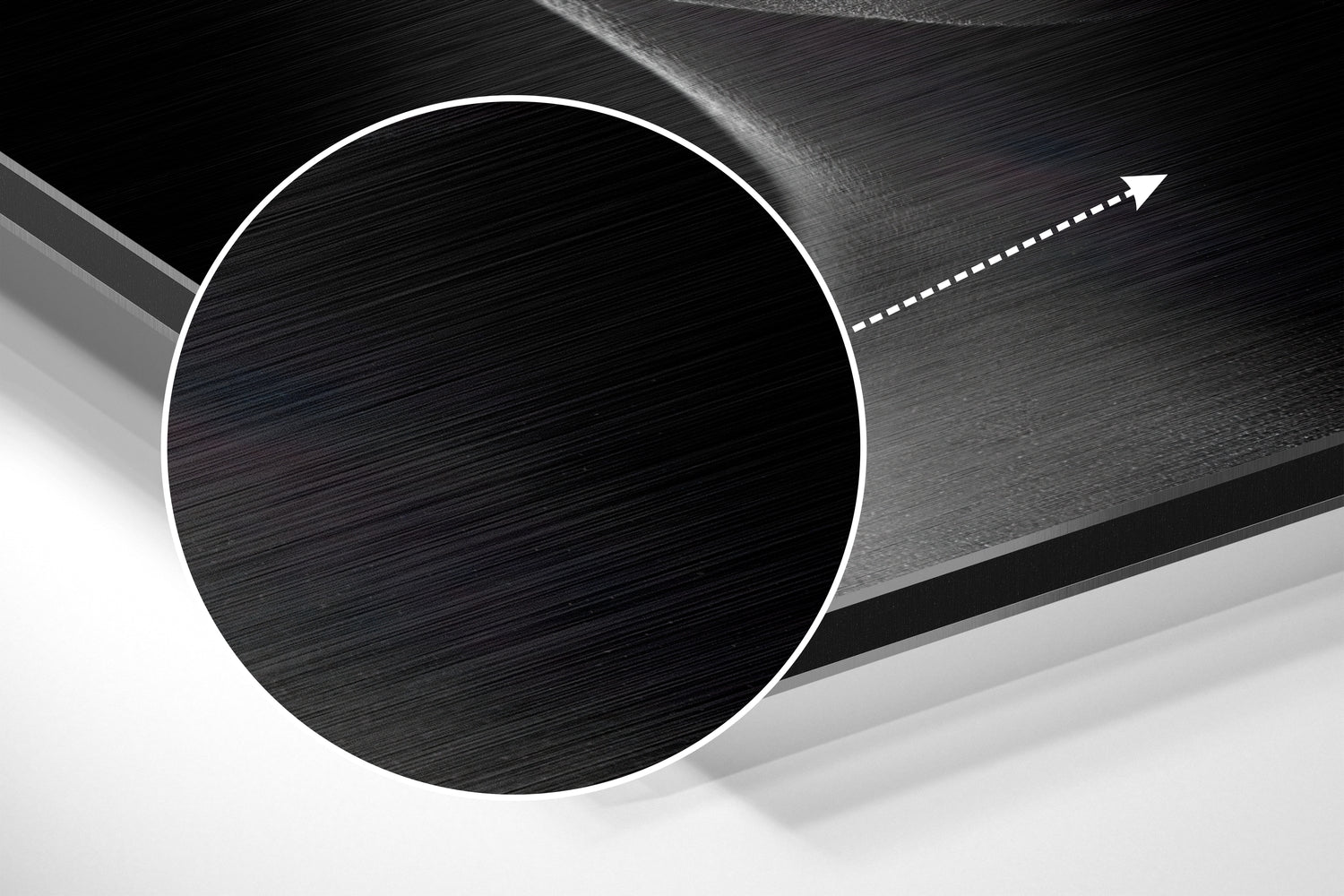 Beauty Brushed Aluminium Dibond Wall Art