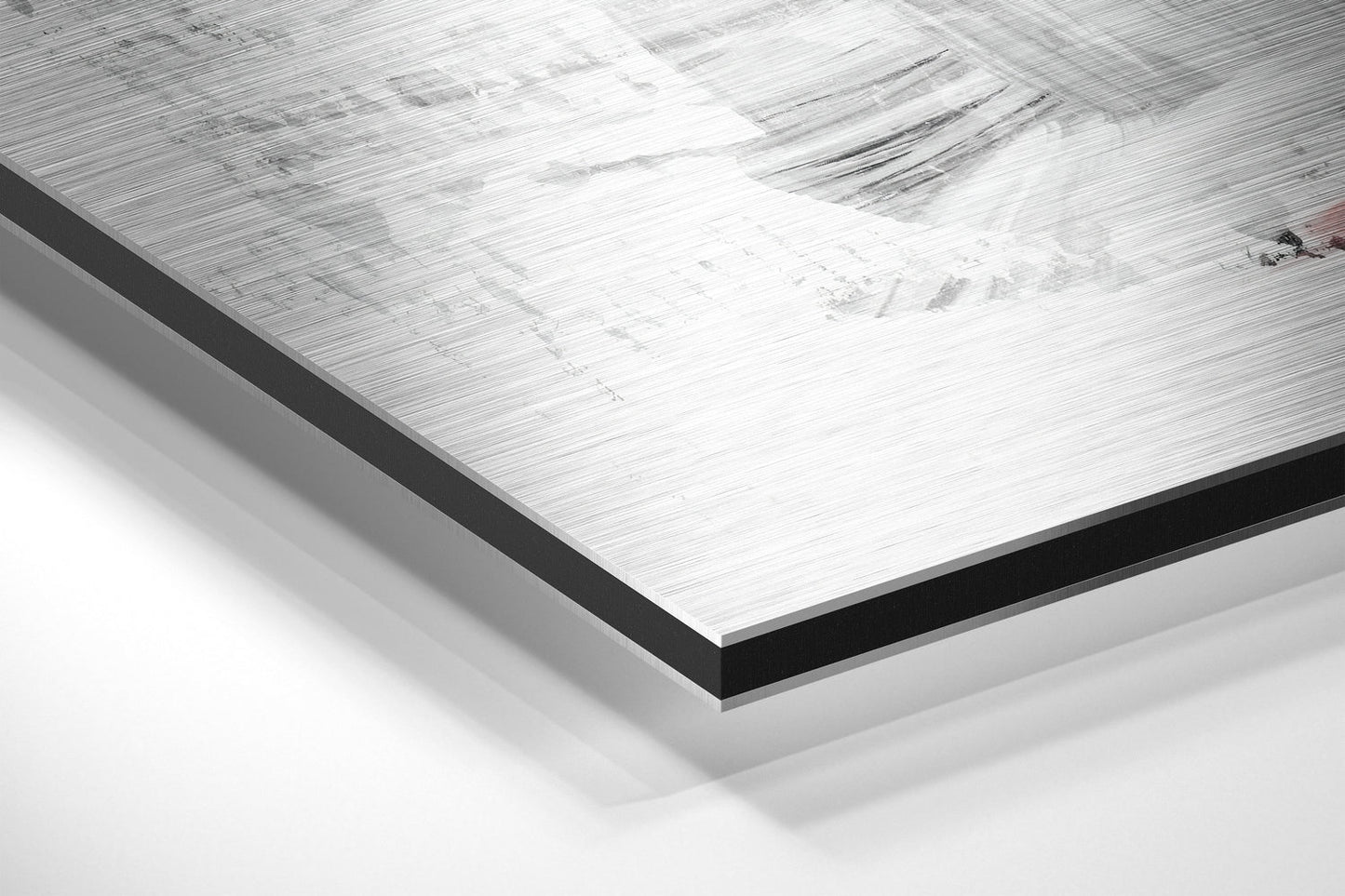 Flamingo Brushed Aluminium Dibond Wall Art