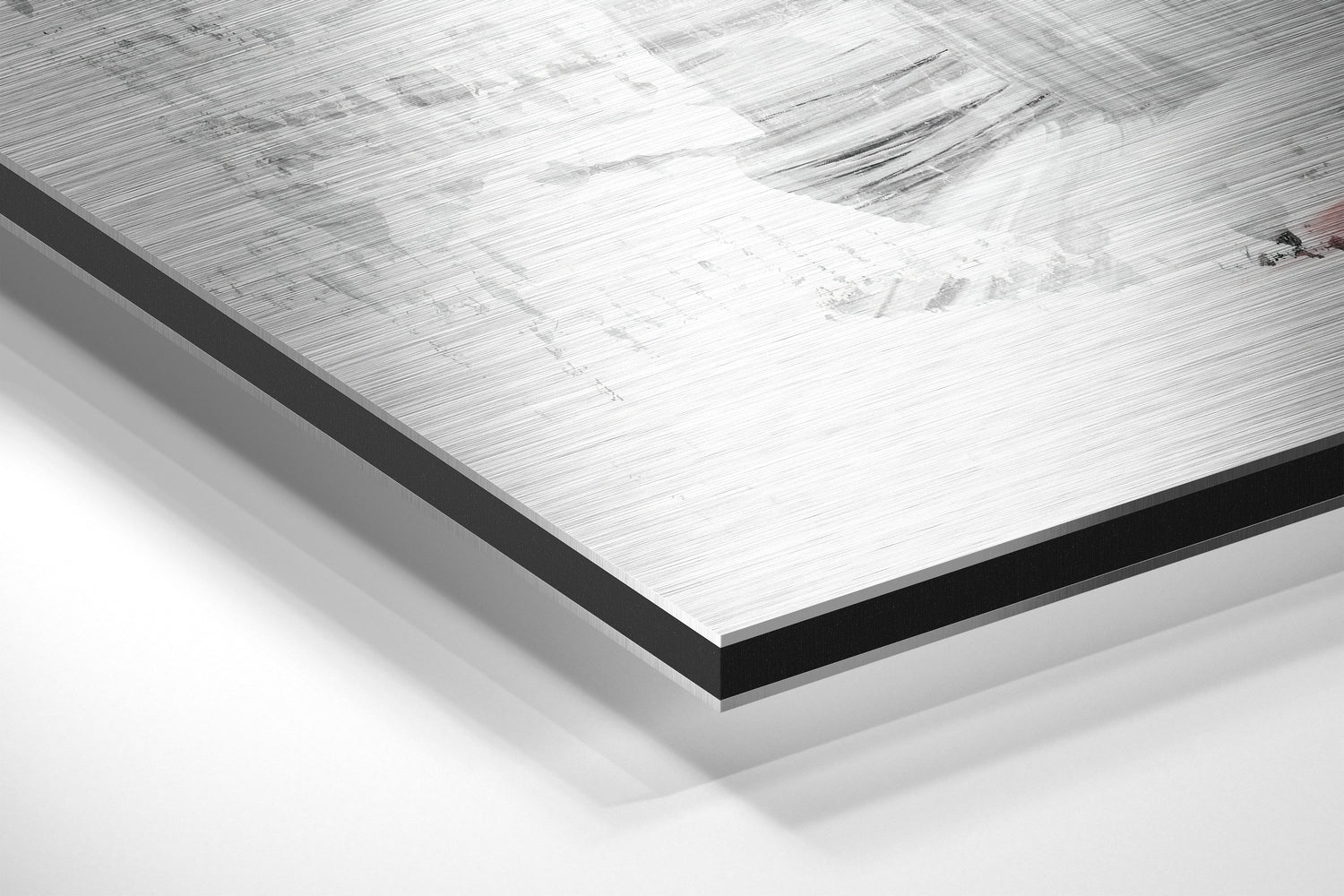 Flamingo Brushed Aluminium Dibond Wall Art