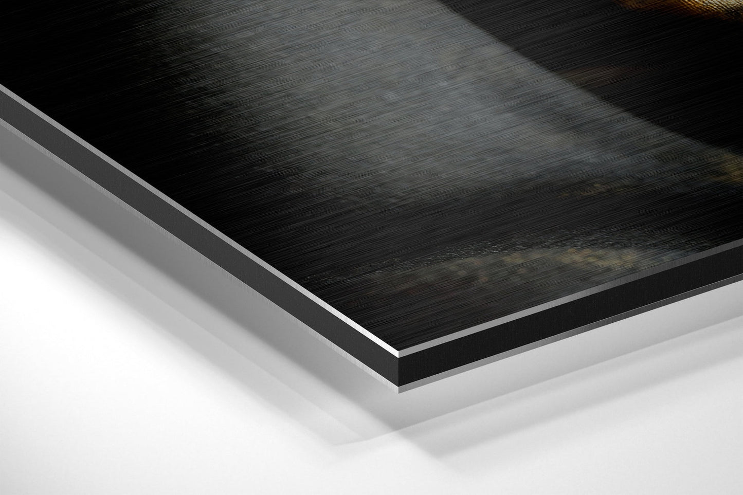 Sssh Brushed Aluminium Dibond Wall Art